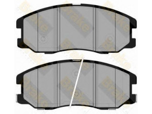 Brake ENGINEERING PA1733 stabdžių trinkelių rinkinys, diskinis stabdys 
 Techninės priežiūros dalys -> Papildomas remontas
20789468, 4808861, 4817764, 96626070