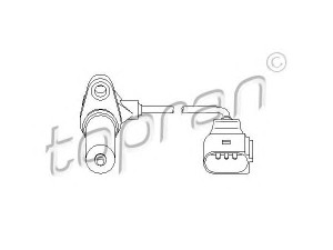 TOPRAN 111 383 RPM jutiklis, variklio valdymas 
 Kibirkšties / kaitinamasis uždegimas -> Impulsų generatorius
038 957 147, 038 957 147C, 038 957 147