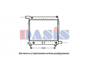 AKS DASIS 120360N radiatorius, variklio aušinimas 
 Aušinimo sistema -> Radiatorius/alyvos aušintuvas -> Radiatorius/dalys
2015000603, 2015003803, 2015004003