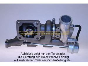 SCHLÜTTER TURBOLADER 166-00175 kompresorius, įkrovimo sistema 
 Išmetimo sistema -> Turbokompresorius