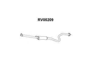 VENEPORTE RV05209 priekinis duslintuvas 
 Išmetimo sistema -> Duslintuvas
GEX33489, WCE033489EVA, GEX33489