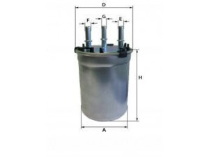 UNIFLUX FILTERS XN715 kuro filtras 
 Techninės priežiūros dalys -> Papildomas remontas
6R0127400D