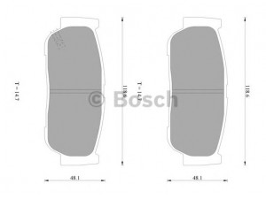 BOSCH 0 986 AB1 065 stabdžių trinkelių rinkinys, diskinis stabdys 
 Techninės priežiūros dalys -> Papildomas remontas
58302 2BA00, 58302 2BA20, 58302-4AA00