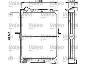 VALEO 730966 radiatorius, variklio aušinimas 
 Aušinimo sistema -> Radiatorius/alyvos aušintuvas -> Radiatorius/dalys
6565001503