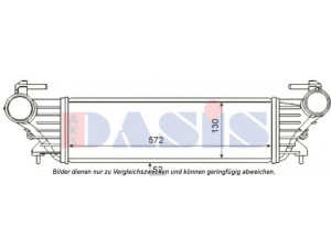 AKS DASIS 087012N tarpinis suslėgto oro aušintuvas, kompresorius 
 Variklis -> Oro tiekimas -> Įkrovos agregatas (turbo/superįkrova) -> Tarpinis suslėgto oro aušintuvas
51887954