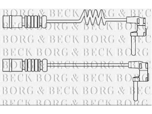 BORG & BECK BWL3103 įspėjimo kontaktas, stabdžių trinkelių susidėvėjimas
163 540 15 17, 163 540 17 17