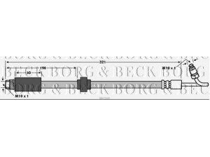 BORG & BECK BBH7668 stabdžių žarnelė 
 Stabdžių sistema -> Stabdžių žarnelės
82 00 058 949