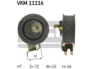 SKF VKM 11116 įtempiklio skriemulys, paskirstymo diržas 
 Techninės priežiūros dalys -> Papildomas remontas
06B 109 243 A, 06B 109 243 D, 06B 109 243 F