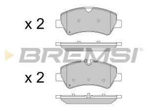 BREMSI BP3526 stabdžių trinkelių rinkinys, diskinis stabdys
1763916, 1829395, 1840037, BK212M008AA