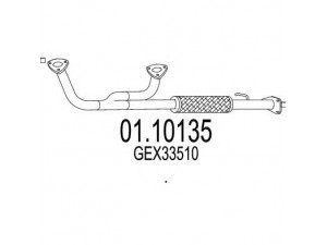 MTS 01.10135 išleidimo kolektorius 
 Išmetimo sistema -> Išmetimo vamzdžiai
GEX33510