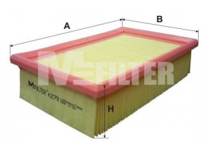MFILTER K 279 oro filtras 
 Filtrai -> Oro filtras
7 701 040 285, 1444-Q5