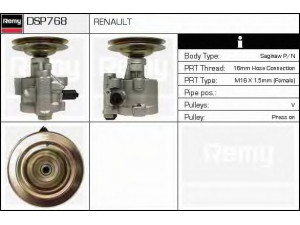 DELCO REMY DSP768 hidraulinis siurblys, vairo sistema 
 Vairavimas -> Vairo pavara/siurblys