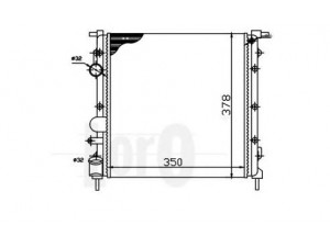 LORO 042-017-0008 radiatorius, variklio aušinimas 
 Aušinimo sistema -> Radiatorius/alyvos aušintuvas -> Radiatorius/dalys
7700430647, 7700836300