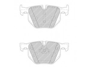 FERODO FDB1748 stabdžių trinkelių rinkinys, diskinis stabdys 
 Techninės priežiūros dalys -> Papildomas remontas
34216763043, 34216763044