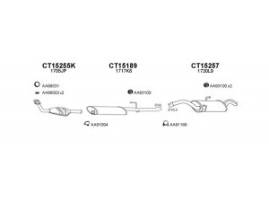 VENEPORTE 450365 išmetimo sistema