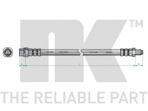 NK 851519 stabdžių žarnelė 
 Stabdžių sistema -> Stabdžių žarnelės
34301166118