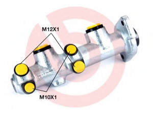 BREMBO M 68 032 pagrindinis cilindras, stabdžiai 
 Stabdžių sistema -> Pagrindinis stabdžių cilindras
7700666324, 7700718329, 7701349545