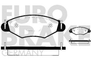 EUROBRAKE 5502223739 stabdžių trinkelių rinkinys, diskinis stabdys 
 Techninės priežiūros dalys -> Papildomas remontas
425212, 425228, 425494