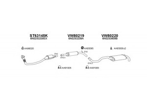 VENEPORTE 800169 išmetimo sistema 
 Išmetimo sistema -> Išmetimo sistema, visa