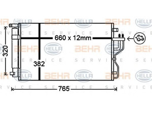 HELLA 8FC 351 343-094 kondensatorius, oro kondicionierius 
 Oro kondicionavimas -> Kondensatorius
97606-2S500