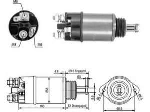 MAGNETI MARELLI 940113050449 solenoidinis jungiklis, starteris