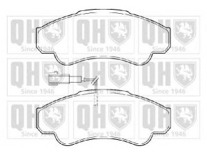 QUINTON HAZELL BP1342 stabdžių trinkelių rinkinys, diskinis stabdys 
 Techninės priežiūros dalys -> Papildomas remontas
4252.44, 4252.45, 77 362 216, 9 949 362
