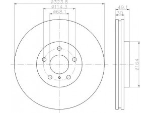 HELLA PAGID 8DD 355 120-271 stabdžių diskas 
 Stabdžių sistema -> Diskinis stabdys -> Stabdžių diskas
40206CD000, 40206CD005