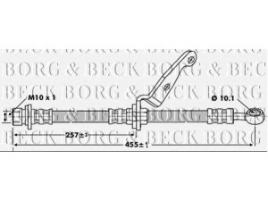 BORG & BECK BBH6783 stabdžių žarnelė 
 Stabdžių sistema -> Stabdžių žarnelės
01465S10010