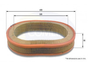 COMLINE EAF103 oro filtras 
 Techninės priežiūros dalys -> Techninės priežiūros intervalai
5025058, 003 094 38 04, 003 094 58 04