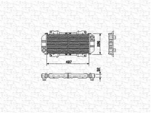 MAGNETI MARELLI 350213477000 radiatorius, variklio aušinimas 
 Aušinimo sistema -> Radiatorius/alyvos aušintuvas -> Radiatorius/dalys
1623383, 6138598, 81AB8005TC