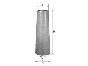 UNIFLUX FILTERS XA3046 oro filtras