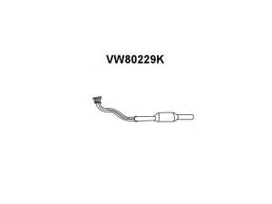 VENEPORTE VW80229K katalizatoriaus keitiklis
1J2253058HX