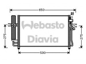 WEBASTO 82D0225560A kondensatorius, oro kondicionierius 
 Oro kondicionavimas -> Kondensatorius
976061C000, 976061C100