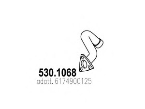 ASSO 530.1068 išleidimo kolektorius
6174900125