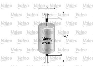 VALEO 587016 kuro filtras 
 Techninės priežiūros dalys -> Papildomas remontas
7700820376, AK11RE