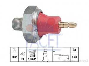 FACET 7.0015 alyvos slėgio jungiklis 
 Variklis -> Variklio elektra
37240-PD2-003, 37240-PD2-004, 37240-PLZ-D00