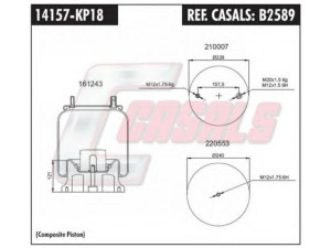 CASALS B2589 dėklas, pneumatinė pakaba
90557233, M078580