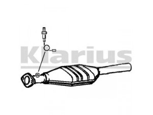 KLARIUS 311515 katalizatoriaus keitiklis 
 Išmetimo sistema -> Katalizatoriaus keitiklis
7700830557, 7700842652