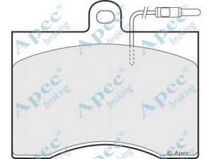 APEC braking PAD618 stabdžių trinkelių rinkinys, diskinis stabdys
425161, 425317, 75530829, 5530829