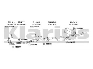 KLARIUS 940699E išmetimo sistema 
 Išmetimo sistema -> Išmetimo sistema, visa
