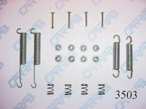 CARRAB BRAKE PARTS 3503 priedų komplektas, stabdžių trinkelės 
 Stabdžių sistema -> Būgninis stabdys -> Dalys/priedai