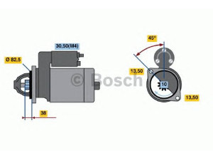 BOSCH 0 001 369 005 starteris
AL 62 772