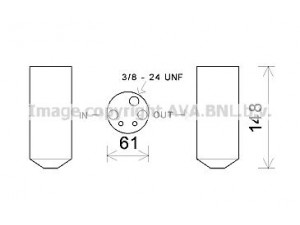 AVA QUALITY COOLING HYD357 džiovintuvas, oro kondicionierius 
 Oro kondicionavimas -> Džiovintuvas
992615H301