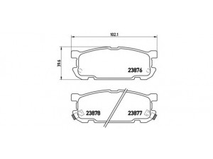 BREMBO P 49 030 stabdžių trinkelių rinkinys, diskinis stabdys 
 Techninės priežiūros dalys -> Papildomas remontas
N0Y72648ZA, N0Y72648ZB, N0Y92643ZA