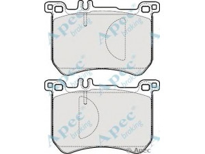 APEC braking PAD1938 stabdžių trinkelių rinkinys, diskinis stabdys 
 Techninės priežiūros dalys -> Papildomas remontas
0064204920, 0064209720, 0074203220