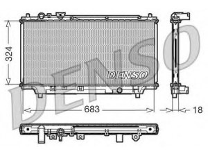 DENSO DRM44002 radiatorius, variklio aušinimas 
 Aušinimo sistema -> Radiatorius/alyvos aušintuvas -> Radiatorius/dalys
B6BF15200G, Y70115200AG