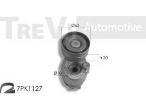 TREVI AUTOMOTIVE KA1039 V formos rumbuotas diržas, komplektas 
 Techninės priežiūros dalys -> Techninės priežiūros intervalai