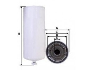 UNIFLUX FILTERS XN385 kuro filtras
1273 400331, 736 4590, 3089916