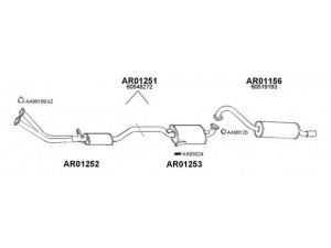 VENEPORTE 010061 išmetimo sistema