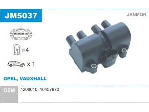 JANMOR JM5037 ritė, uždegimas 
 Kibirkšties / kaitinamasis uždegimas -> Uždegimo ritė
10457870, 1208010